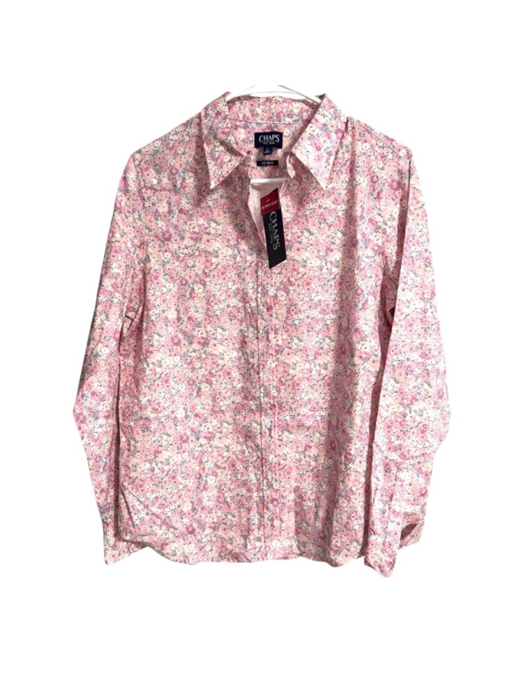 Chaps Women’s Pink Floral Button-Down Shirt